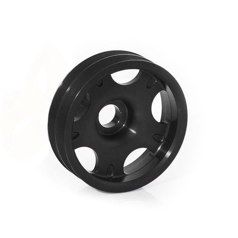 COBB 02-14 WRX / 04-21 STI / 05-09 LGT Lightweight Crank Pulley Black  | 300102BK