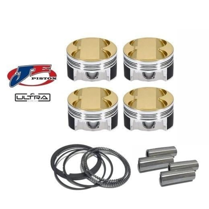 JE Ultra Series Forged Pistons Mitsubishi Lancer Evolution Evo X 4B11T 86.5mm +0.5mm 0.8 cc 10.0:1