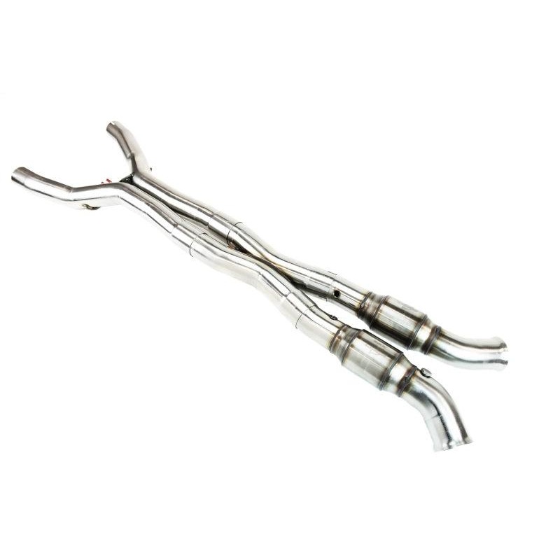 Kooks 14-19 Chevy Corvette C7 6.2L 3″ x 3″ GREEN Catted X-Pipe
