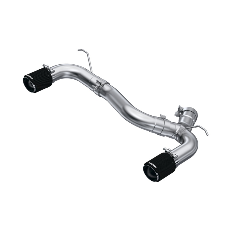 MBRP 3-Inch Armor Pro Street Profile Dual Rear Exit Axle-Back Exhaust with Carbon Fiber Tips | 2017 – 2021 BMW M240i (S45003CF)