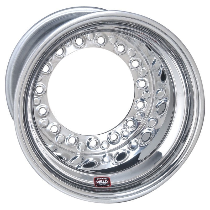 Weld Wide 5 XL Direct MT 15×14 / 5×10.25 BP / 5in. BS Polished Assembly – No Beadlock w/6-Dzus Cvr