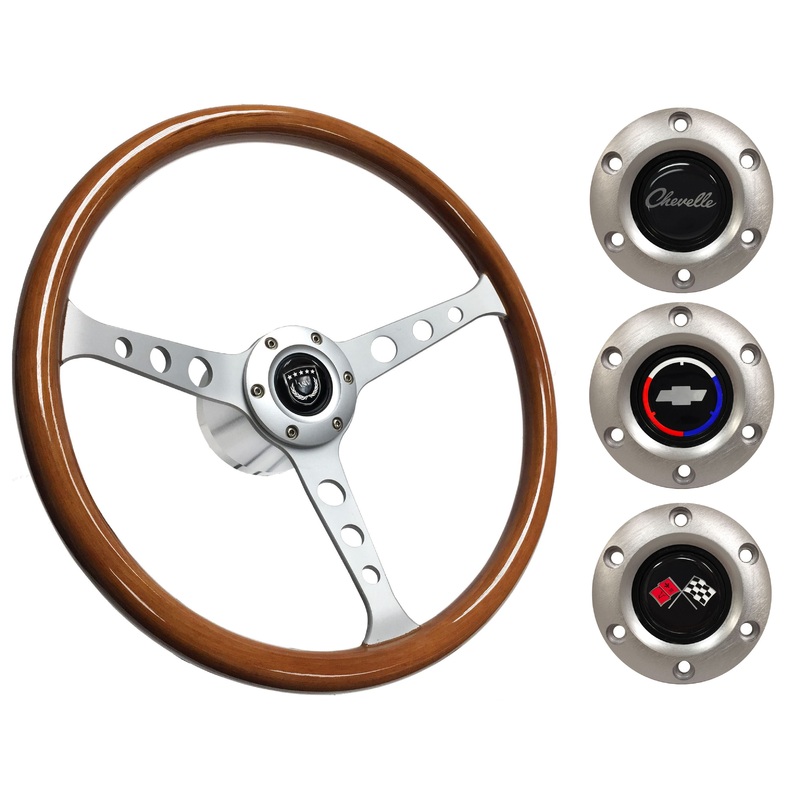 1967-68 Chevelle Steering Wheel Kit | Classic Wood | ST3578