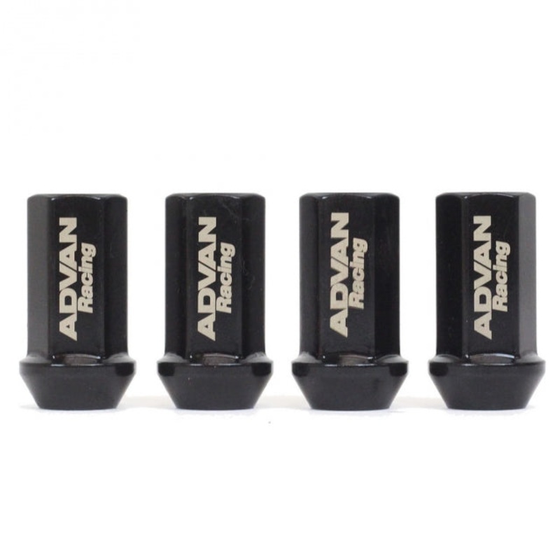 Advan Racing Lug Nuts (4-Pack) – 12×1.50 | Black