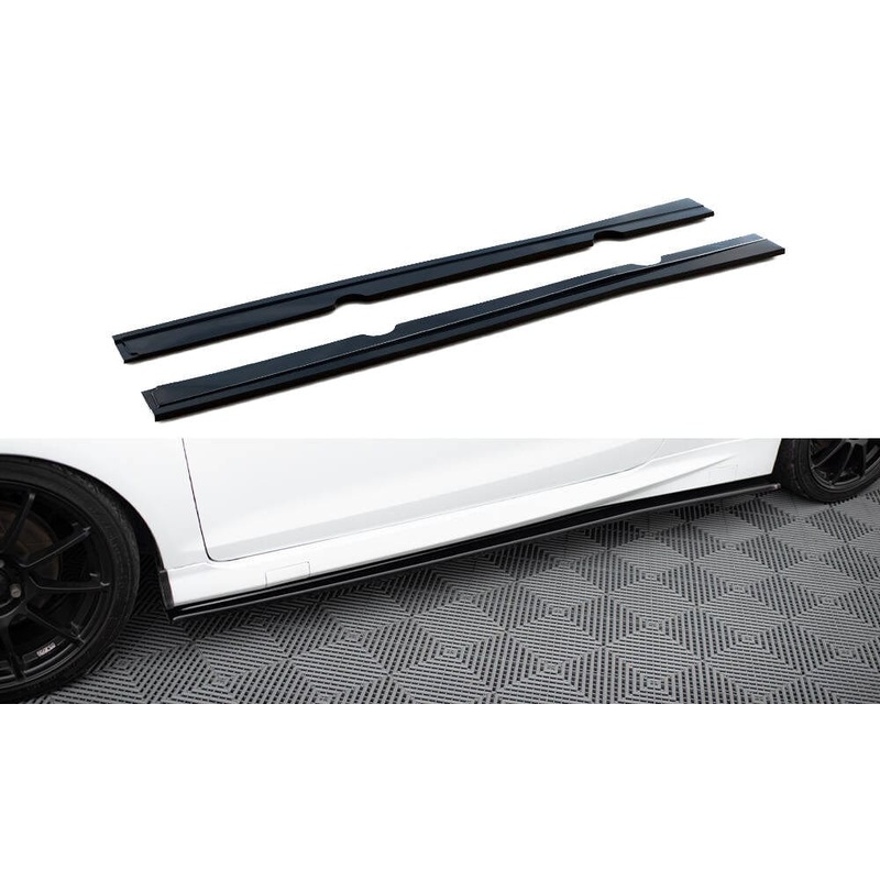 Maxton Design Side Skirts Diffusers Ford Fiesta ST / ST-Line Mk7 / Mk7 Facelift