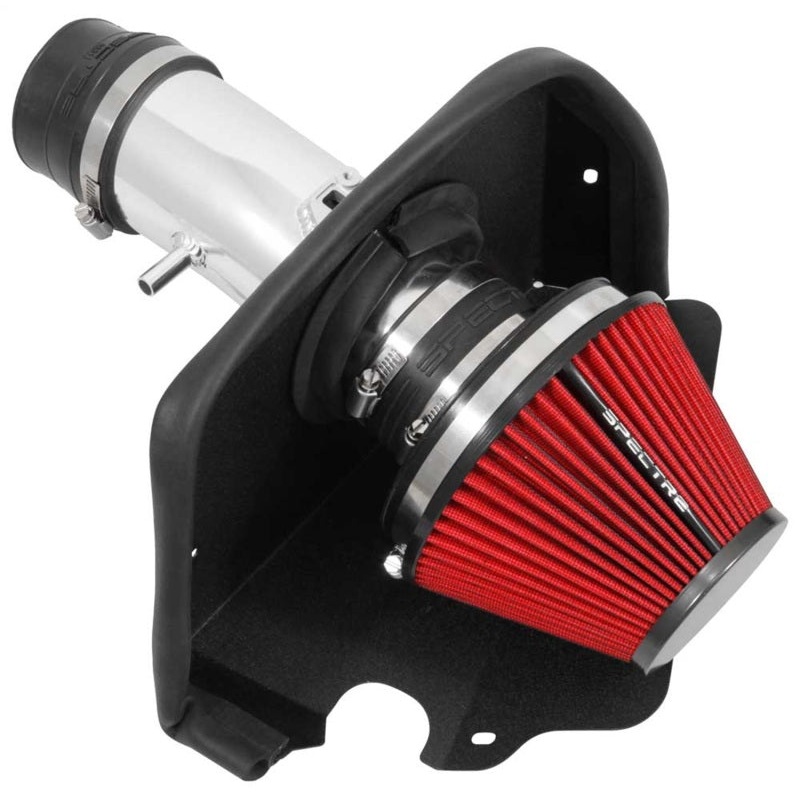 Spectre 09-17 Nissan Maxima V6-3.5L F/I Air Intake Kit – Polished w/Red Filter