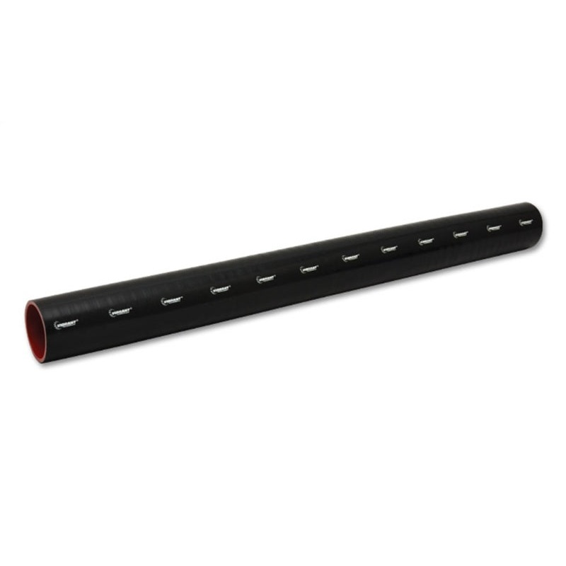 Vibrant 4 Ply Reinforced Silicone Straight Hose Coupling – 2.75in I.D. x 36in long (BLACK)