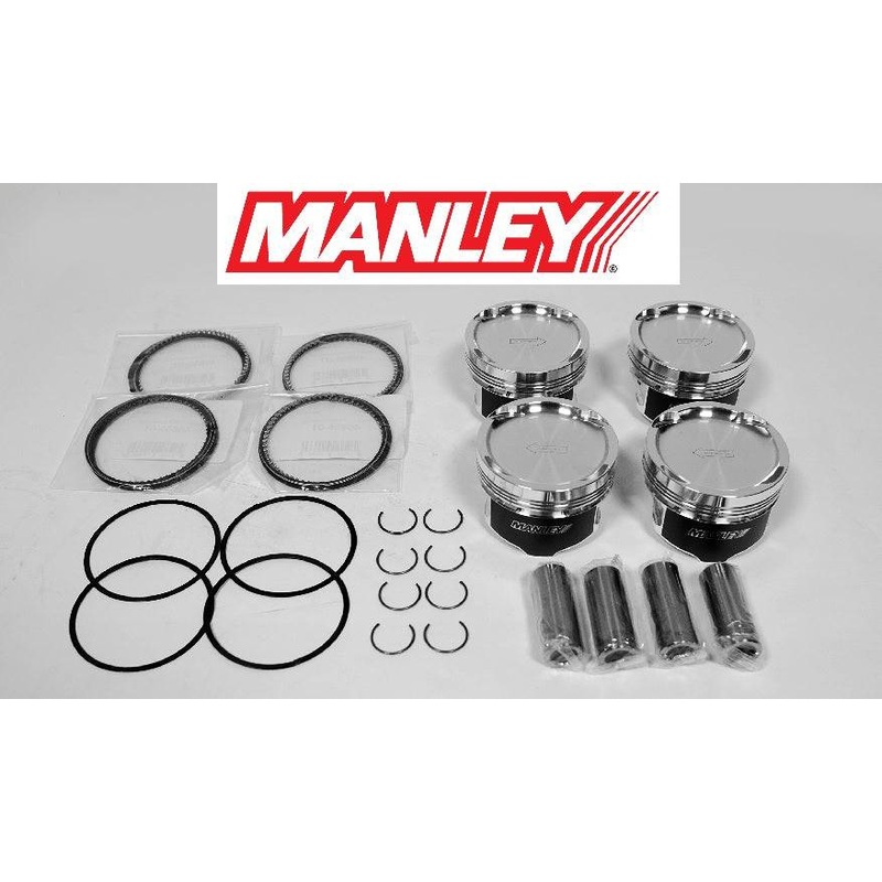 Manley PLATINUM SERIES Forged Pistons 4G63T 7-bolt DSM EVO 1-3 85mm STD -12 cc 10.0:1 100mm Stroker