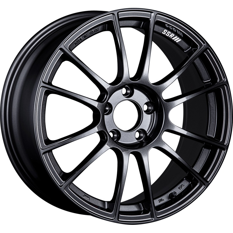 SSR GTX04 187.5 5×114.3 50mm Offset Dark Gunmetal Wheel