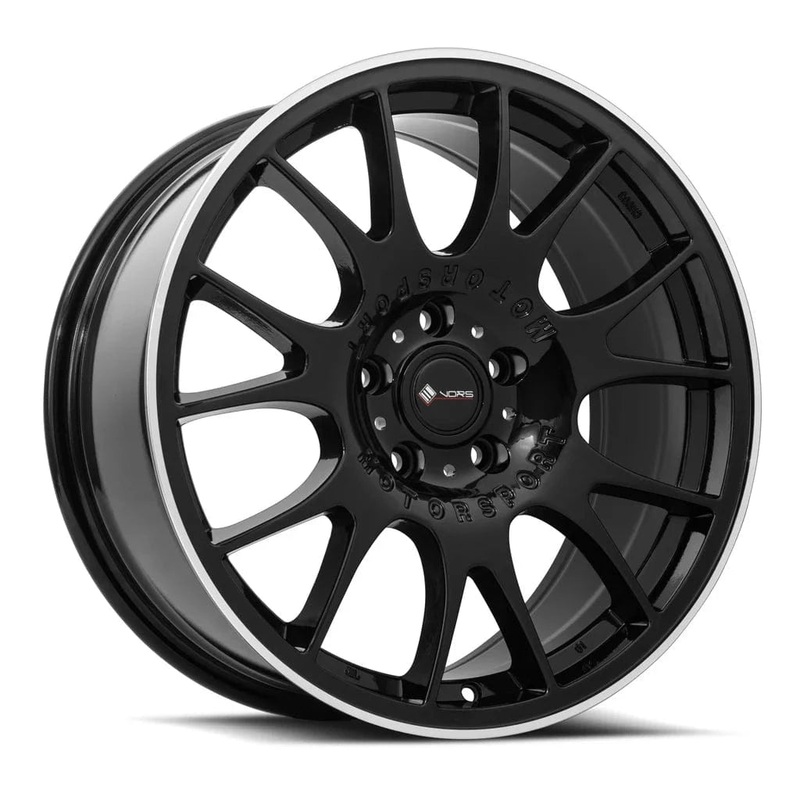 VORS TR14 18″ 5×108 Black w/ Machined Ring
