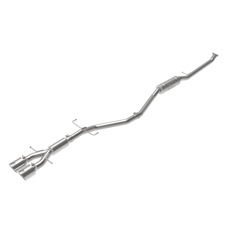 aFe Takeda 2.5in 304SS Cat-Back Exhaust System w/ Polished Tips Honda Civic Si 2017-2020 | 49-36619-P