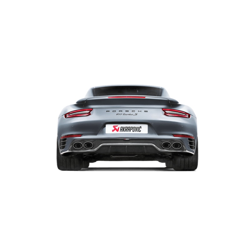 Akrapovic 16-17 Porsche 911 Turbo/Turbo S (991.2) Rear Carbon Fiber Diffuser – High Gloss