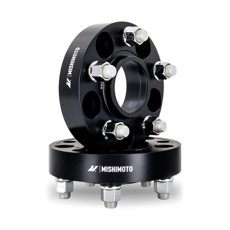 Mishimoto Wheel Spacers – 5X114.3 / 70.5 / 25 / M14 – Black
