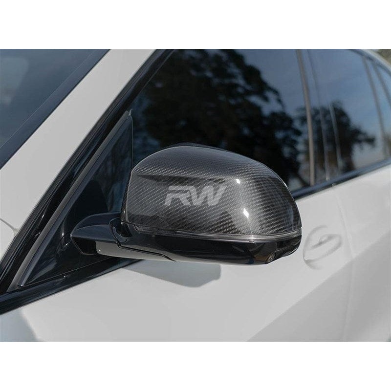 RW Carbon Carbon Fiber Mirror Caps – BMW / G01 / G02 / G05 / G06 / G07