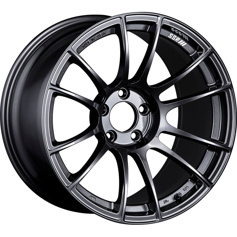 SSR GTX04 1810.5 5×114.3 15mm Offset Dark Gunmetal Wheel
