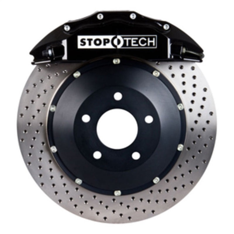 StopTech BBK 01-07 BMW M3 (E46) ST-60 Black Calipers 380x32mm Front Drilled Rotors