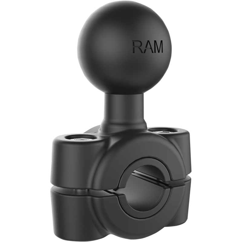 Torque Handlebar/Rail Mount Base With 1″ Ball By Ram Mounts