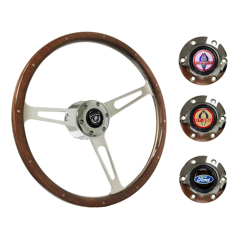 1984-04 Ford Mustang Steering Wheel Kit | Deluxe Walnut Wood | ST3553