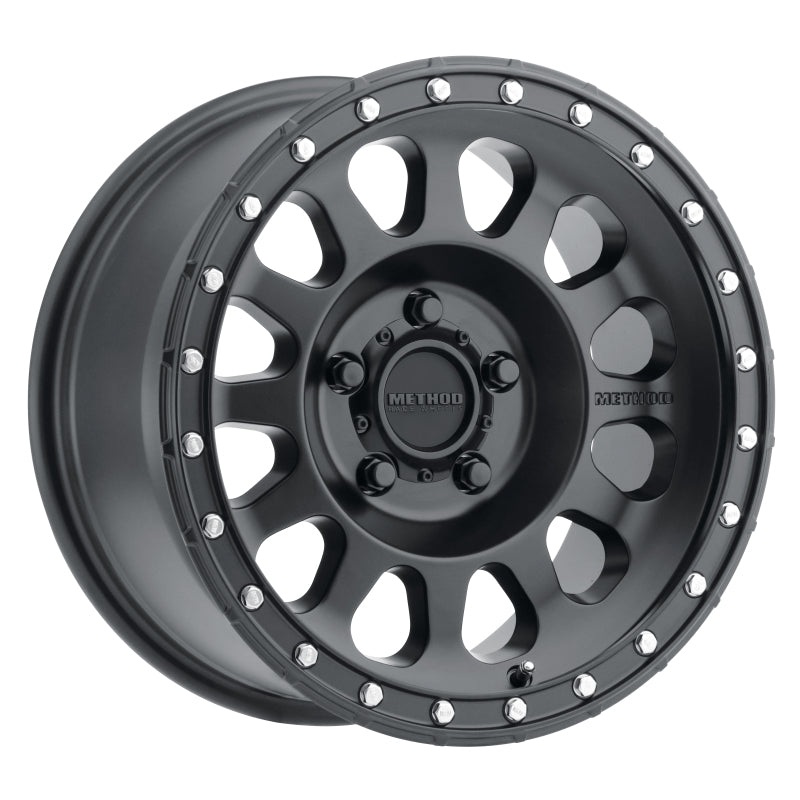 Method MR315 17×8.5 0mm Offset 5×150 110.5mm CB Matte Black Wheel