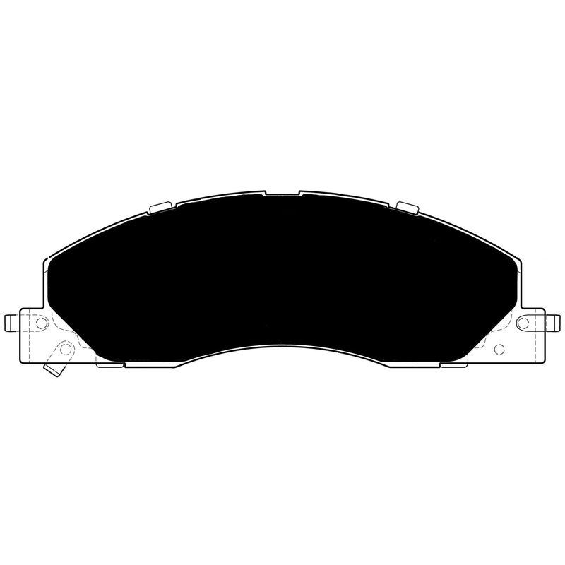 Porterfield Brake Pads for 2015 DODGE RAM 2500 2WD
