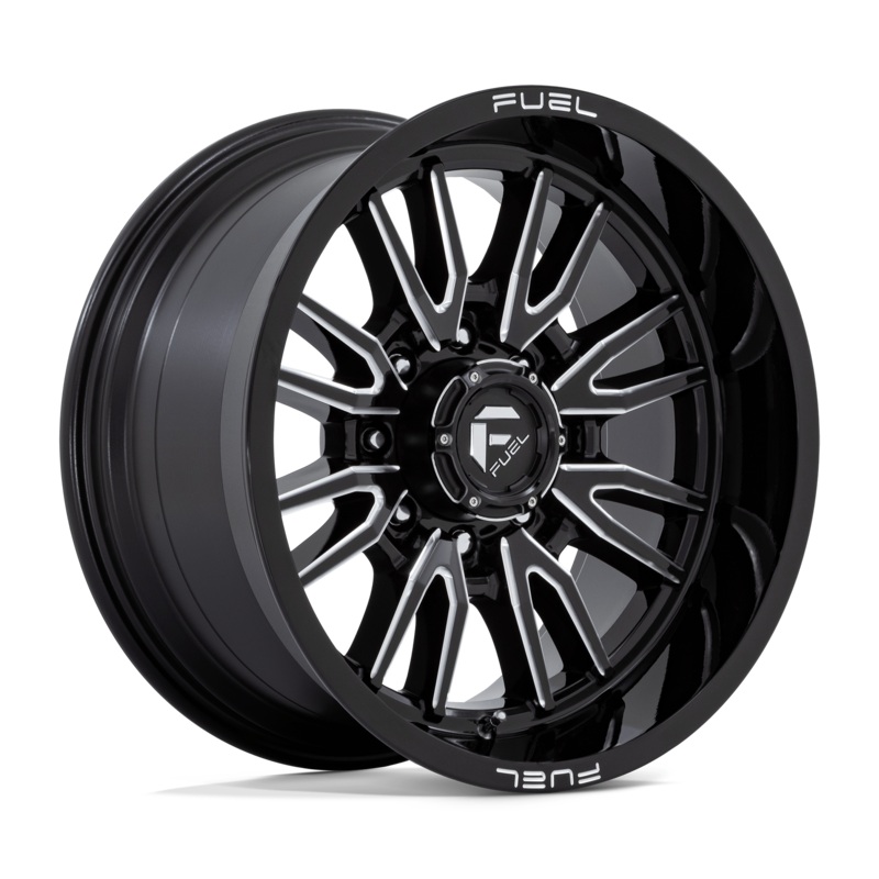Fuel Wheels D761 Clash 20″ 8×170 Gloss Black Milled