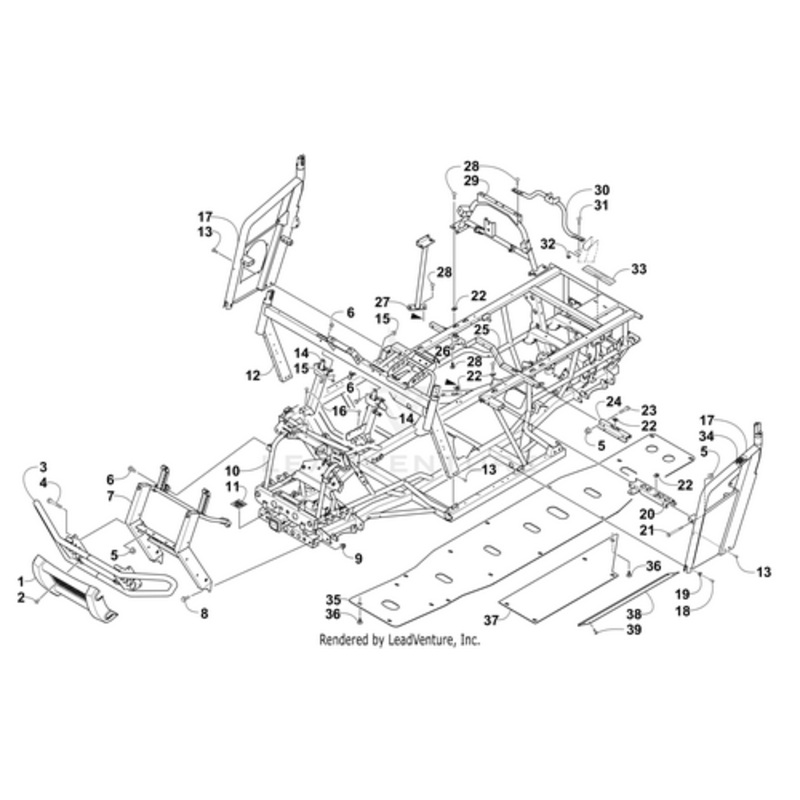Mounting Bracket – Bumper by Arctic Cat