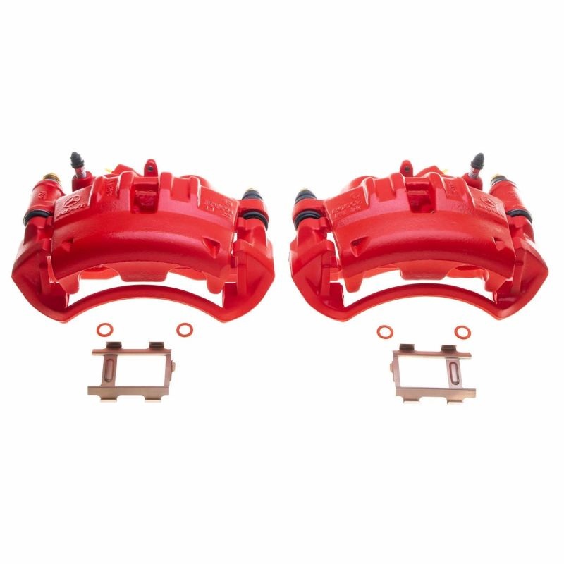 Power Stop 05-06 Dodge Sprinter 2500 Rear Red Calipers – Pair