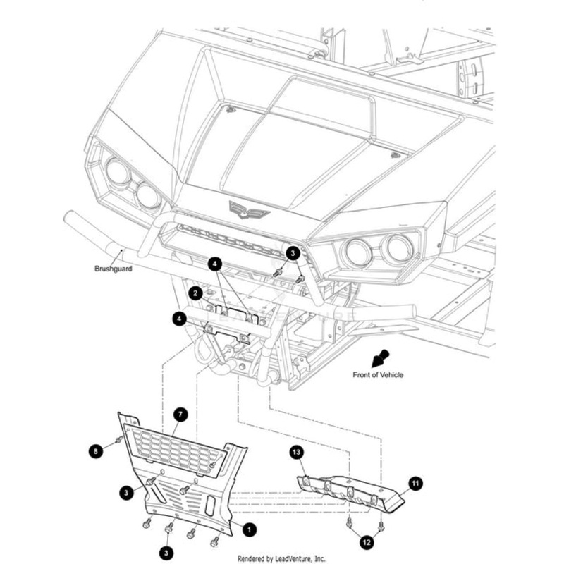 Frame Shield Front Upper by Arctic Cat