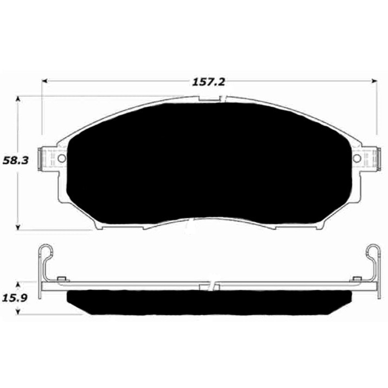 Porterfield Brake Pads for 2011 NISSAN MURANO Crosscabriolet