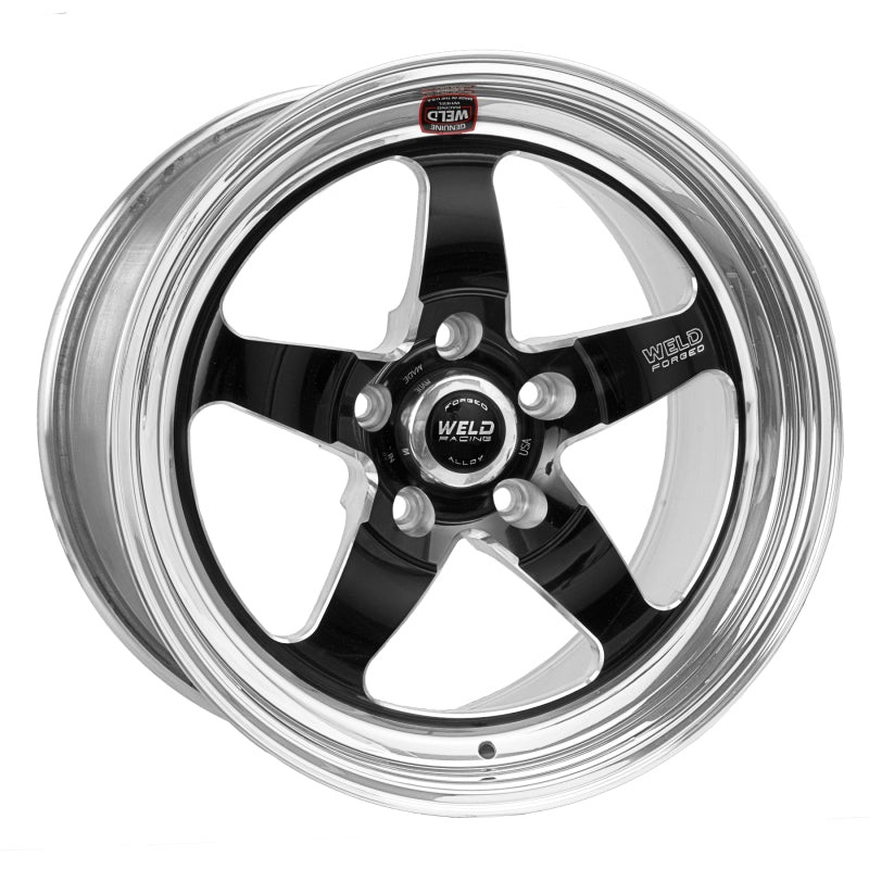 Weld S71 17×4.7 / 5x115mm BP / 1.9in. BS Black Wheel (High Pad) – Non-Beadlock