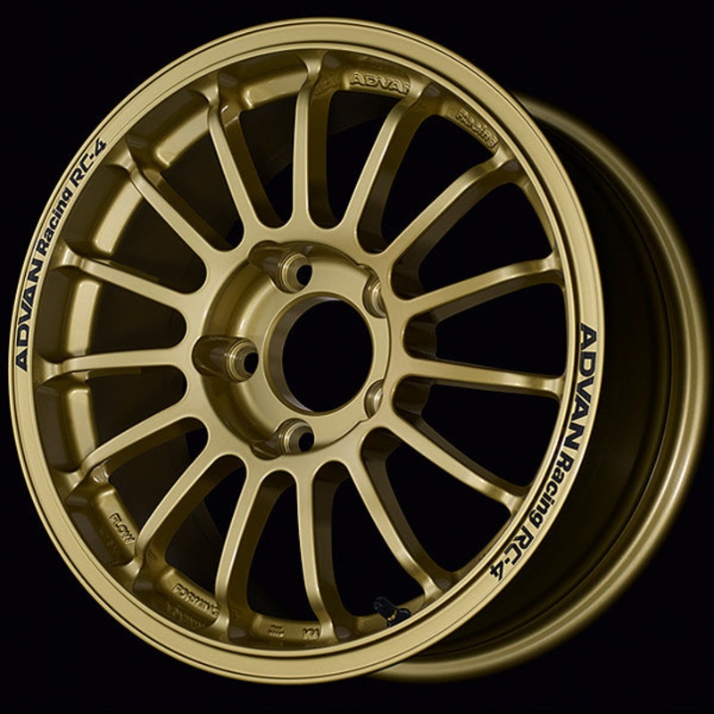 Advan RC-4 Wheel – 15×7.0 +35 | 5×114.3 | Rally Gold