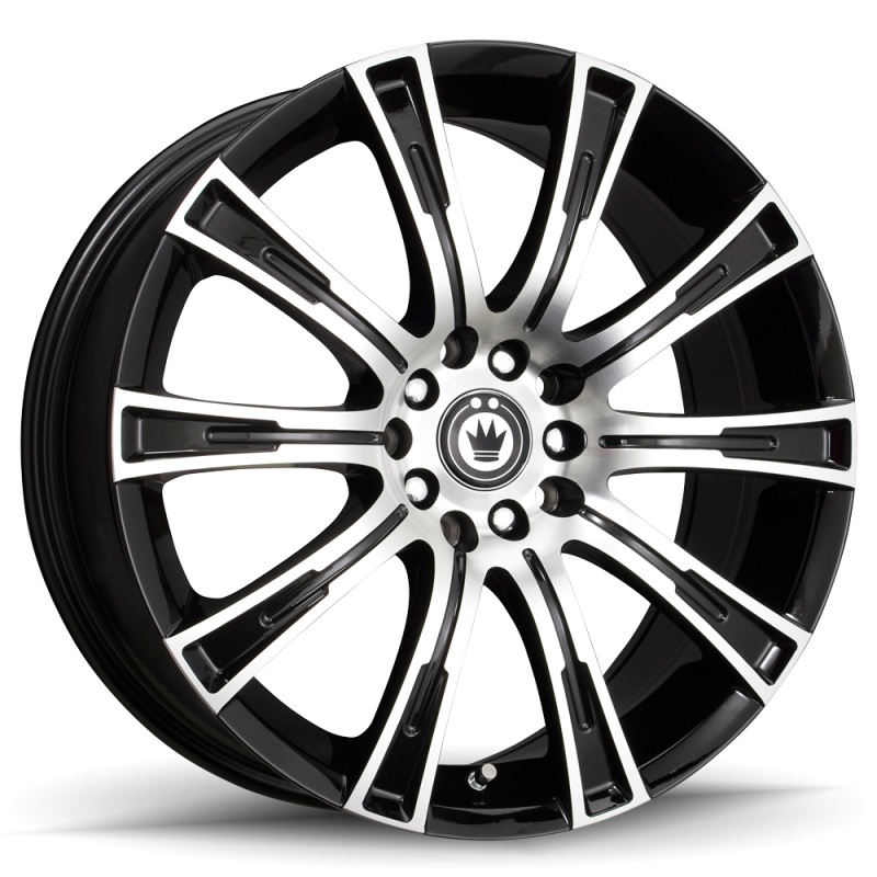 Konig Crown 16×7.5 5×112/120 ET35 Black Machine Face