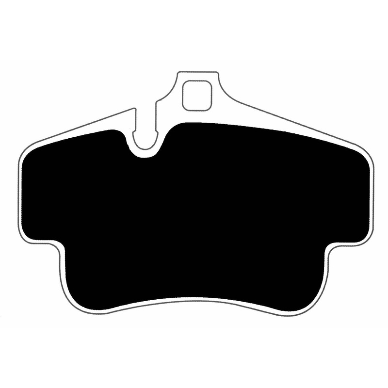 Porterfield Brake Pads for 2010 PORSCHE 911 Carrera 2 Turbo Look Type 997 w/Ceramic Discs