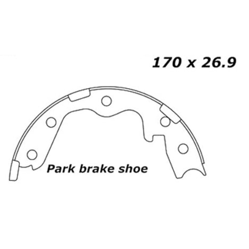 Porterfield Brake Shoes for 1995 NISSAN 300ZX Turbo