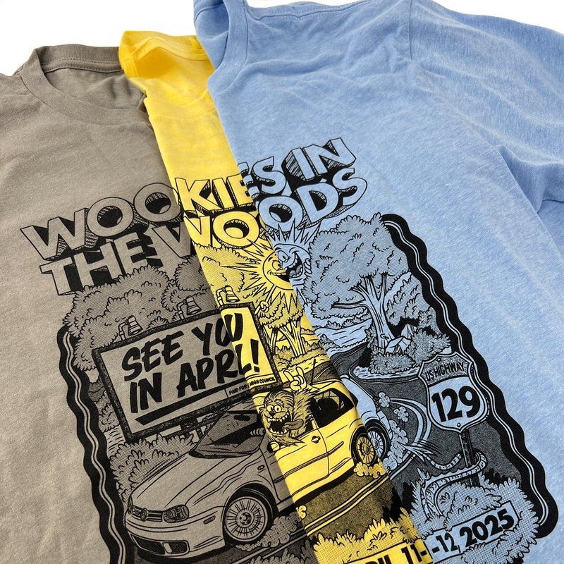 *PRE-ORDER* Wookies In The Woods 2025 Event T-Shirt (NLA)
