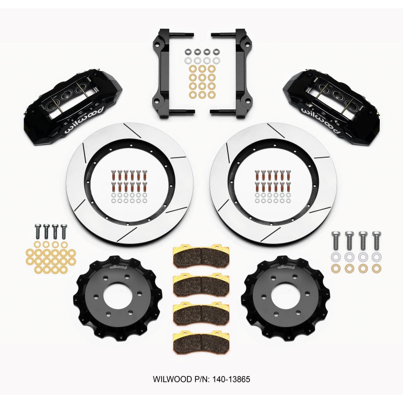Wilwood TX6R Front Kit 15.50in Black 2010-Up Ford F150 (6 lug)