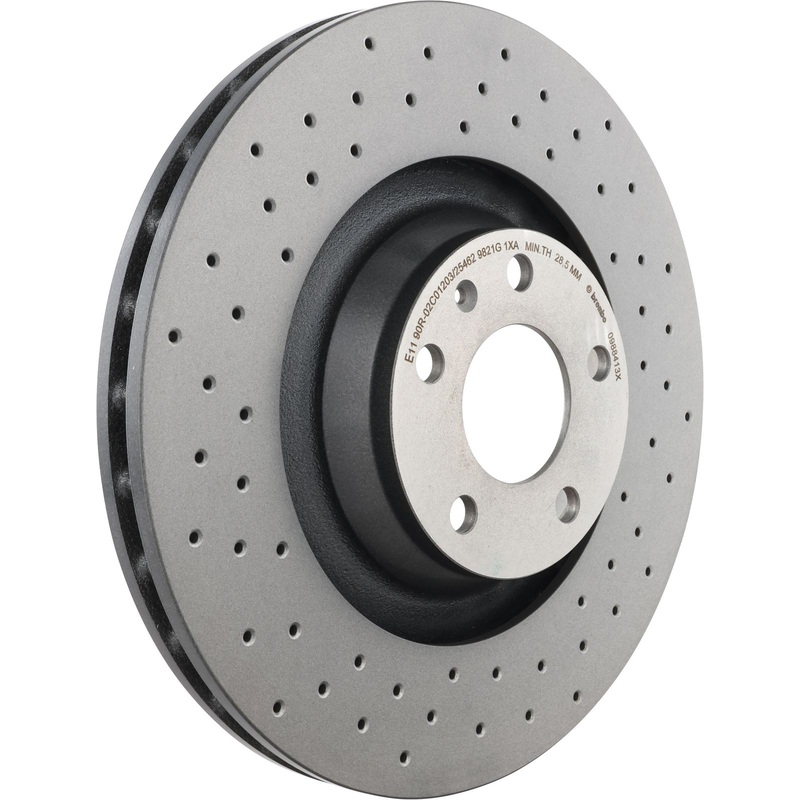 XTRA Drilled Front Disc Brake Rotor – 09.8841.3X