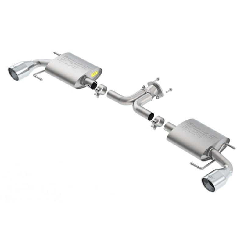 Borla S-Type Axle-Back Exhaust System 2014-2018 Mazda 3 2.0L / 2.5L Automatic and Manual Trans. 5 Door Hatchback