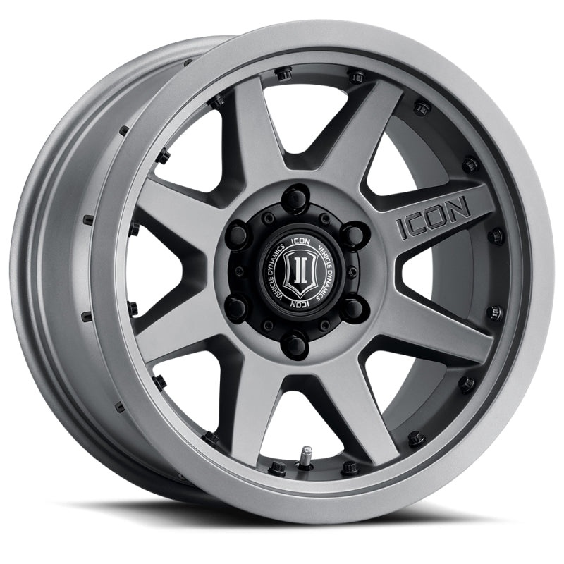 ICON Rebound Pro 17×8.5 5×4.5 0mm Offset 4.75in BS 71.5mm Bore Titanium Wheel