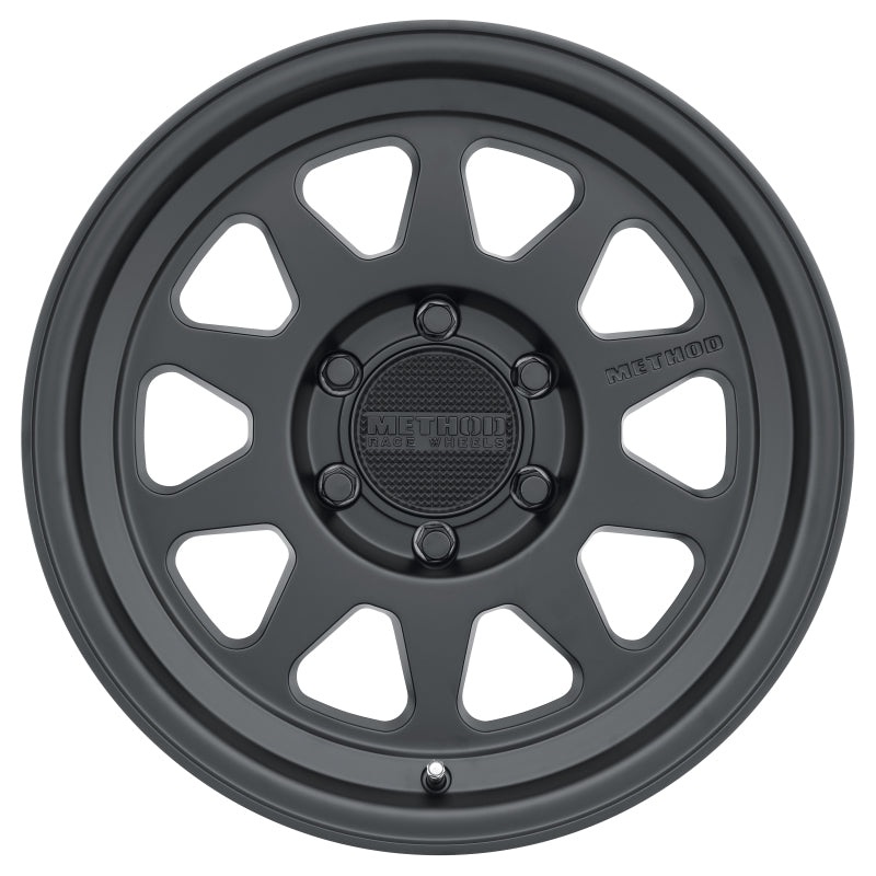 Method MR316 17×8.5 0mm Offset 6×120 67mm CB Matte Black Wheel