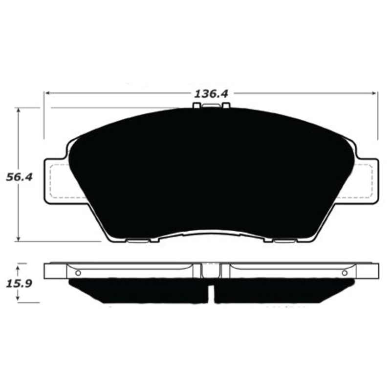 Porterfield Brake Pads for 2015 HONDA FIT