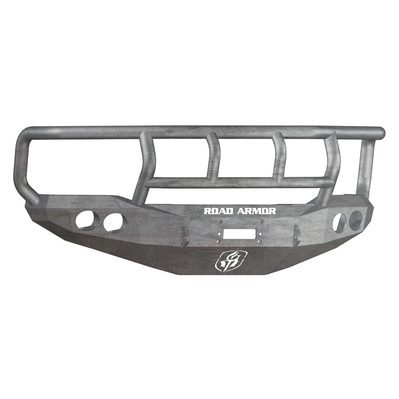 Road Armor 99-04 Ford F-250 Stealth Front Winch Bumper w/Titan II Guard Wide Flare – Raw