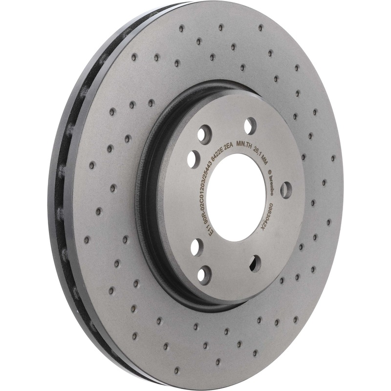 XTRA Drilled Front Disc Brake Rotor – 09.8304.2X