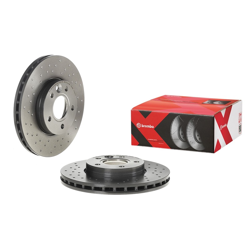 XTRA Drilled Front Disc Brake Rotor – 09.A905.1X