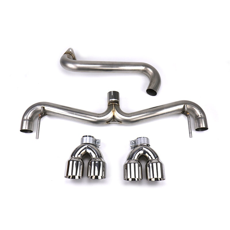 FactionFab Axle Back Exhaust w/ Polished Tips Hatchback WRX 2011-2014 / STI 2008-2014 | 1.10200.1