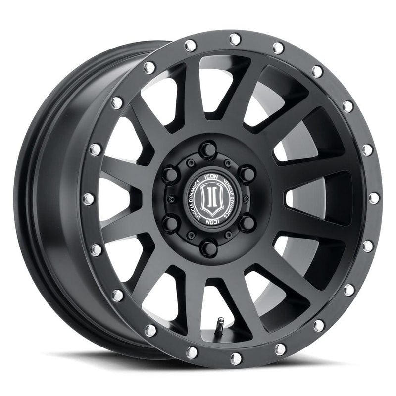 ICON Alloys Compression 20″ 8×170 Satin Black