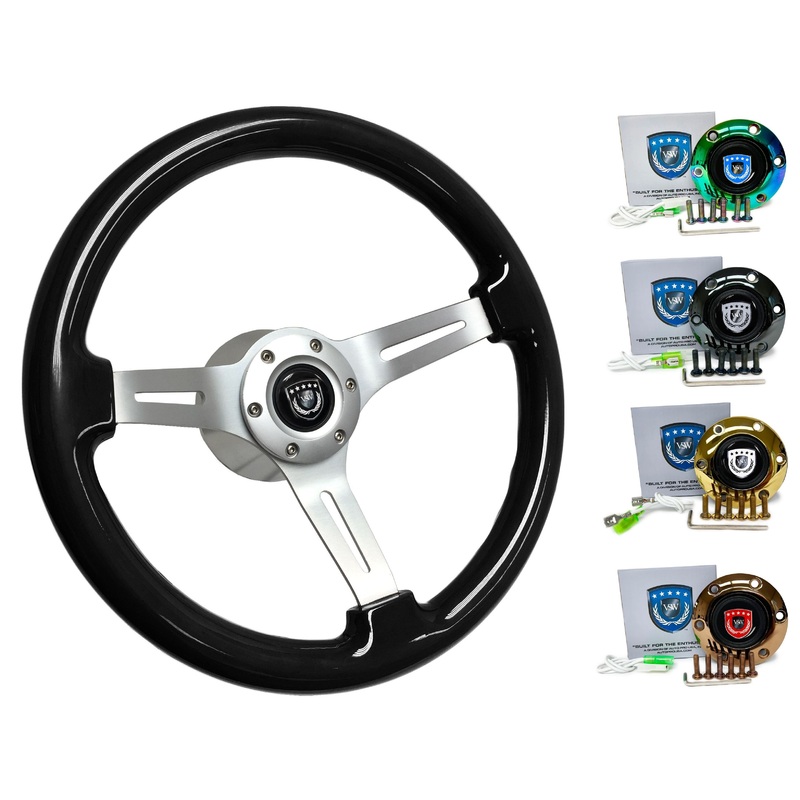 2001-17 Toyota Camry Steering Wheel Kit | Black Ash Wood | ST3074