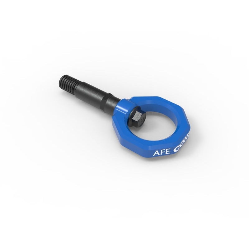 aFe CONTROL Rear Tow Hook (Blue) – 2020+ Toyota GR Supra (A90/A91)