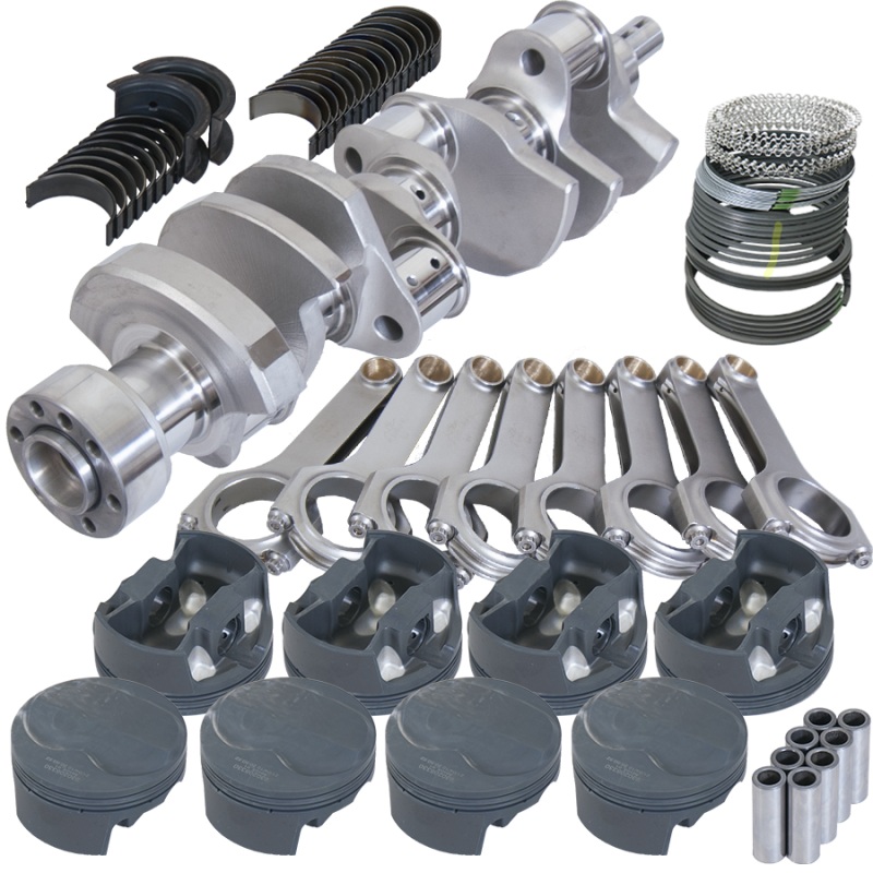 Eagle Chevy LT1 350 1Pc 3.750in Crank 6.000in H-Beam 6cc Dome 4.030in Pistons Rotating Assembly