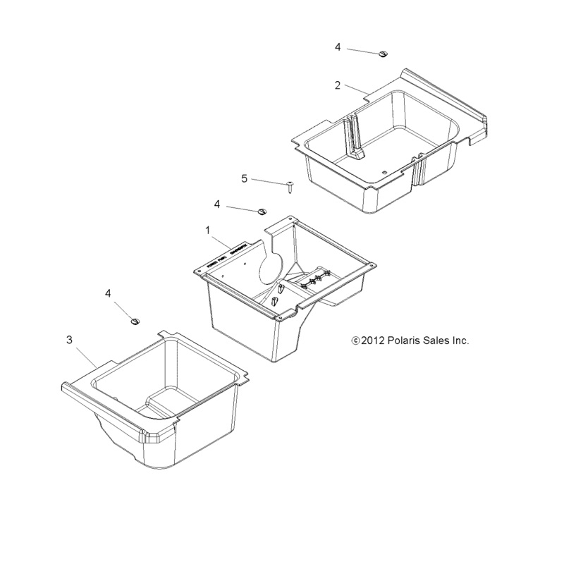 Storage Box, Left by Polaris