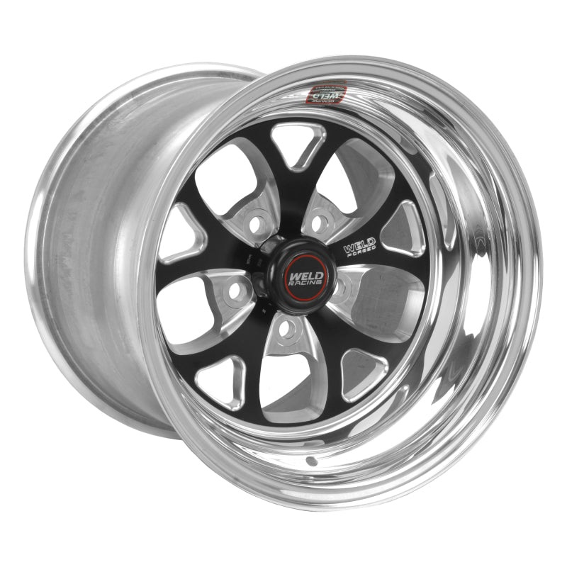 Weld S76 15×10.33 / 5×4.75 BP / 6.5in. BS Black Wheel (Low Pad) – Non-Beadlock